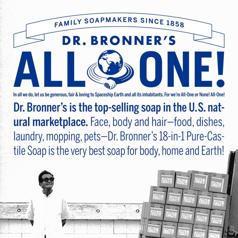 Dr. Bronner's Pure - Castile Soap Bar (Citrus, 5 oz, 6 - Pack) - Fredblissful