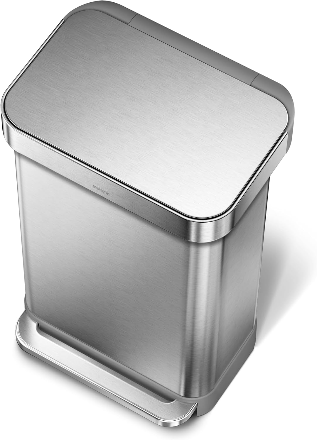 Hands - Free Kitchen Step Trash Can with Soft - Close Lid - Fredblissful