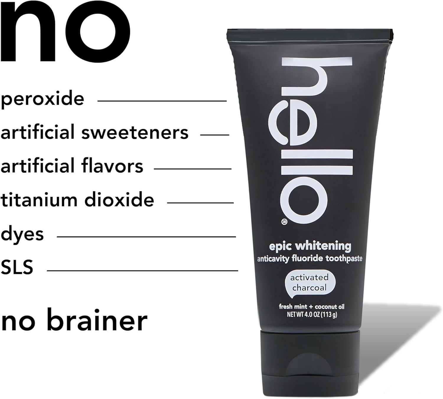 Hello Activated Charcoal Toothpaste - Fredblissful