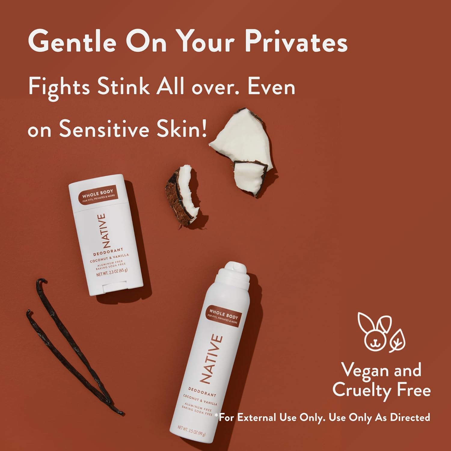Native Whole Body Deodorant Stick - Fredblissful