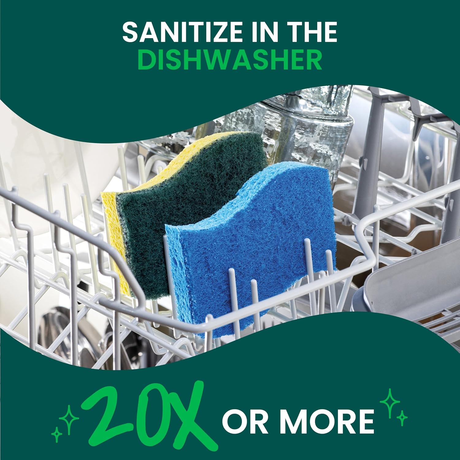Scotch - Brite Zero Scratch Scrub Sponge - Fredblissful