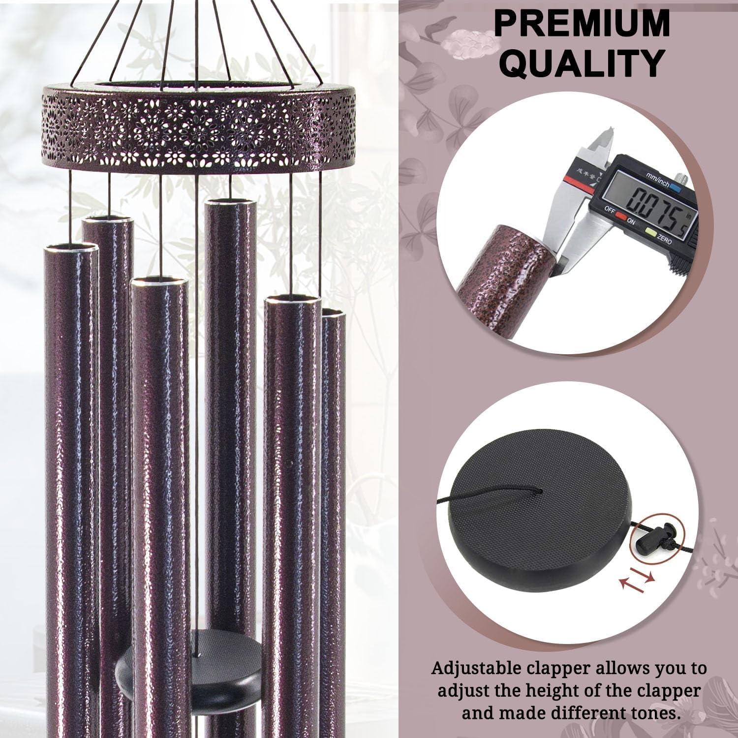 ASTARIN 48'' Large Wind Chimes - Fredblissful