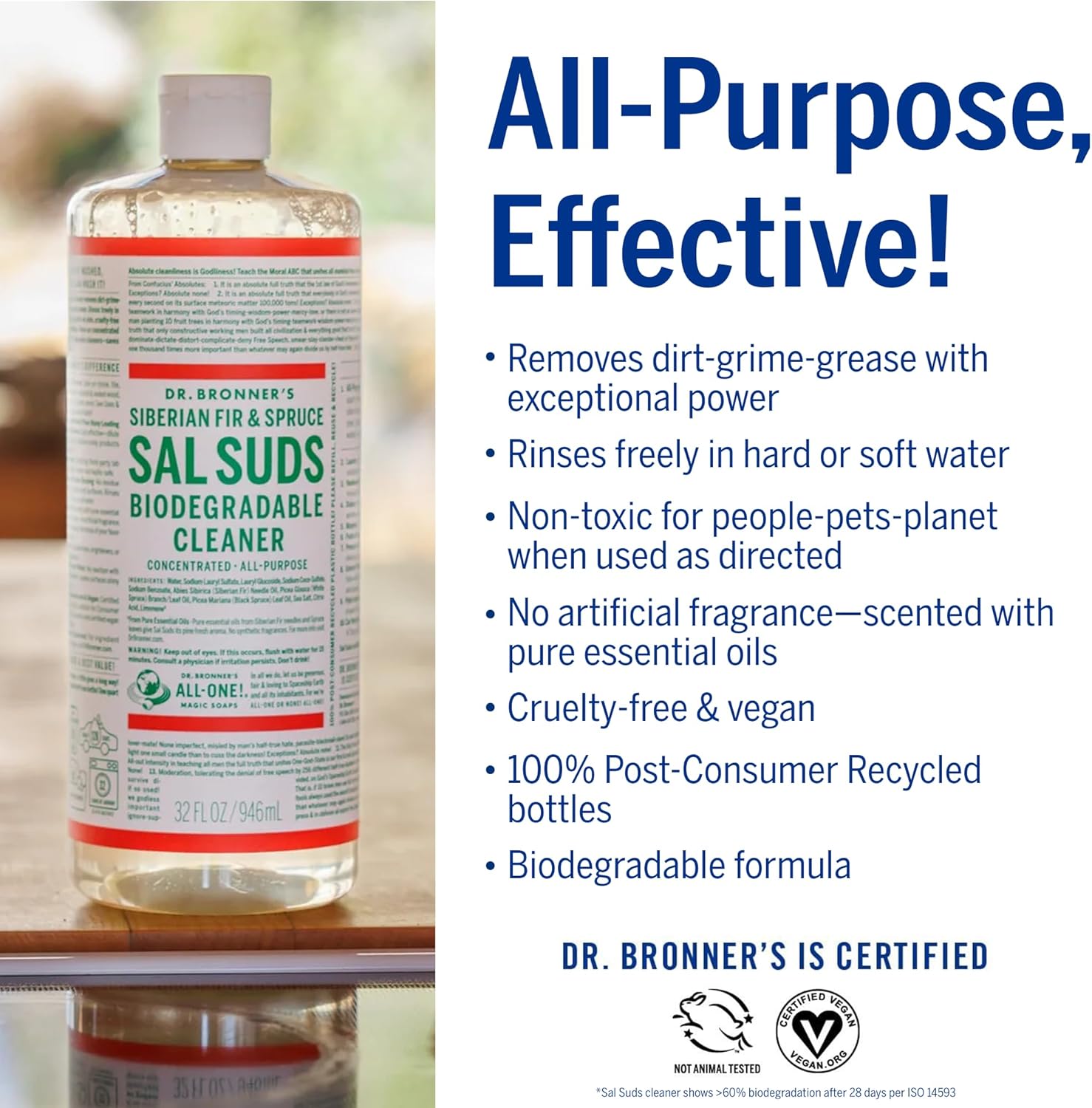 Dr. Bronner's - Sal Suds Biodegradable Cleaner - Fredblissful
