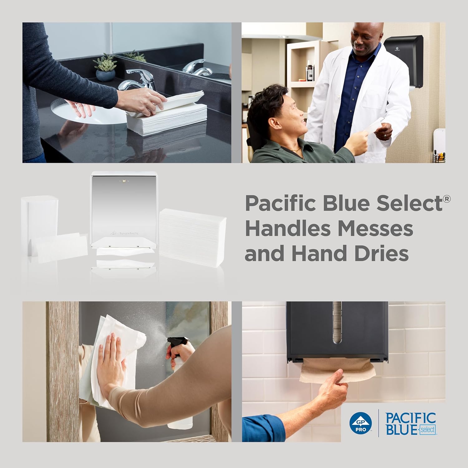 Pacific Blue Select Multifold Premium 2 - Ply Paper Towels - Fredblissful