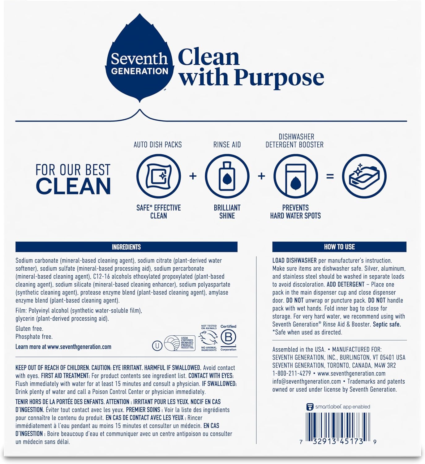 Seventh Generation Dishwasher Detergent Packs for sparkling dishes - Fredblissful