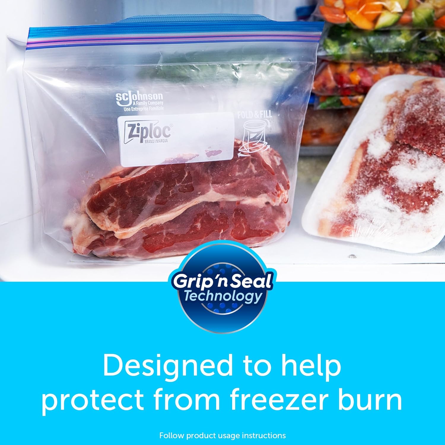 Ziploc Gallon Food Storage Freezer Bags - Fredblissful