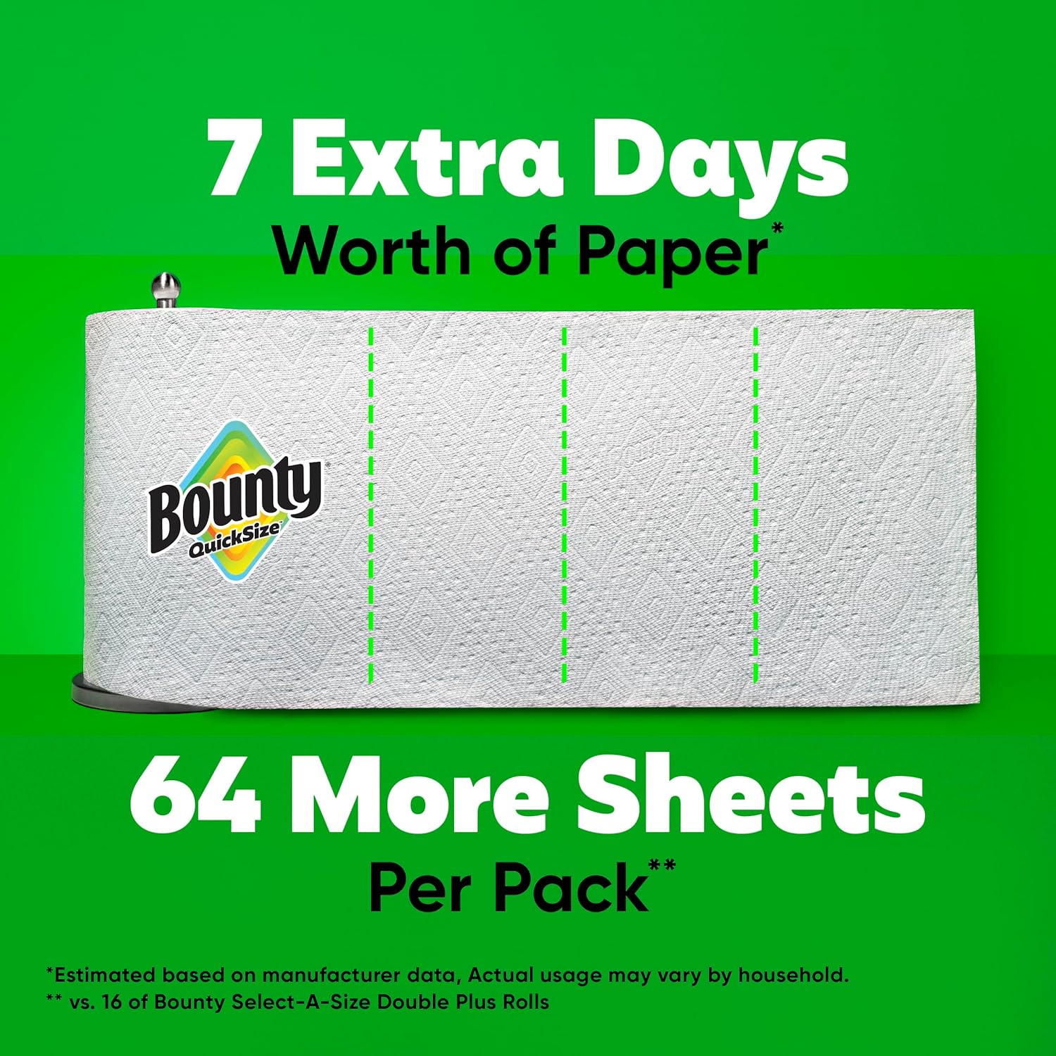 Bounty Paper Towels Quick Size - Fredblissful