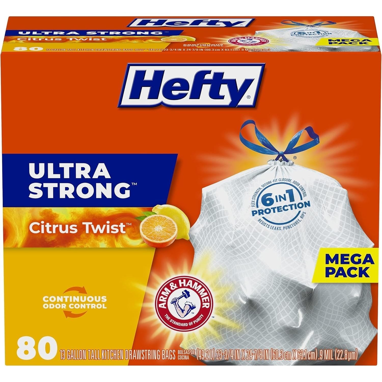 Hefty Ultra Strong Tall Kitchen Trash Bags - Fredblissful