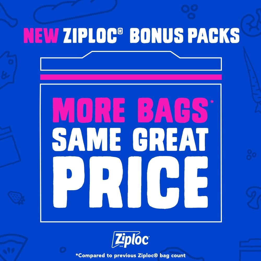 Ziploc Gallon Food Storage Freezer Bags - Fredblissful