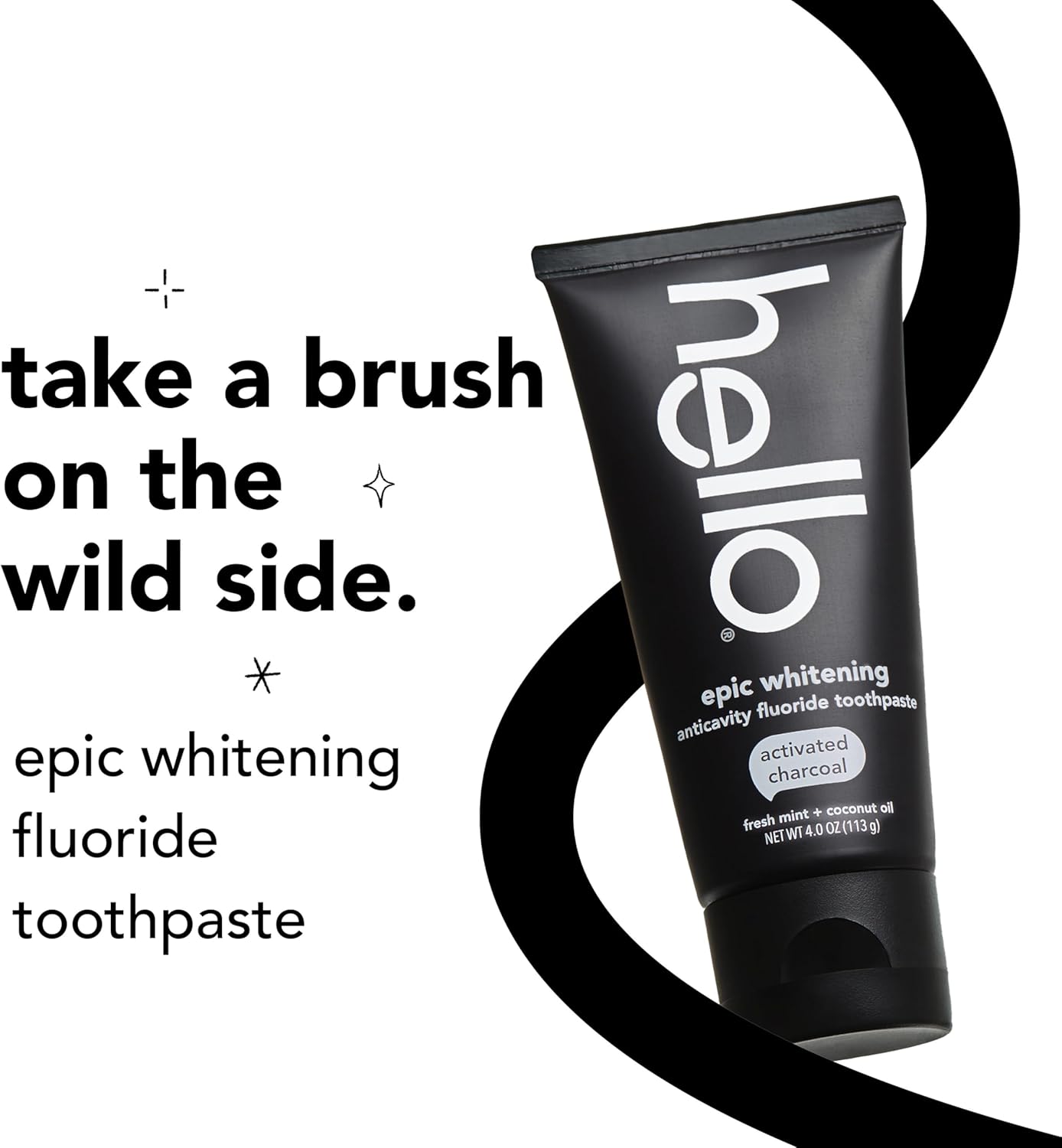 Hello Activated Charcoal Toothpaste - Fredblissful