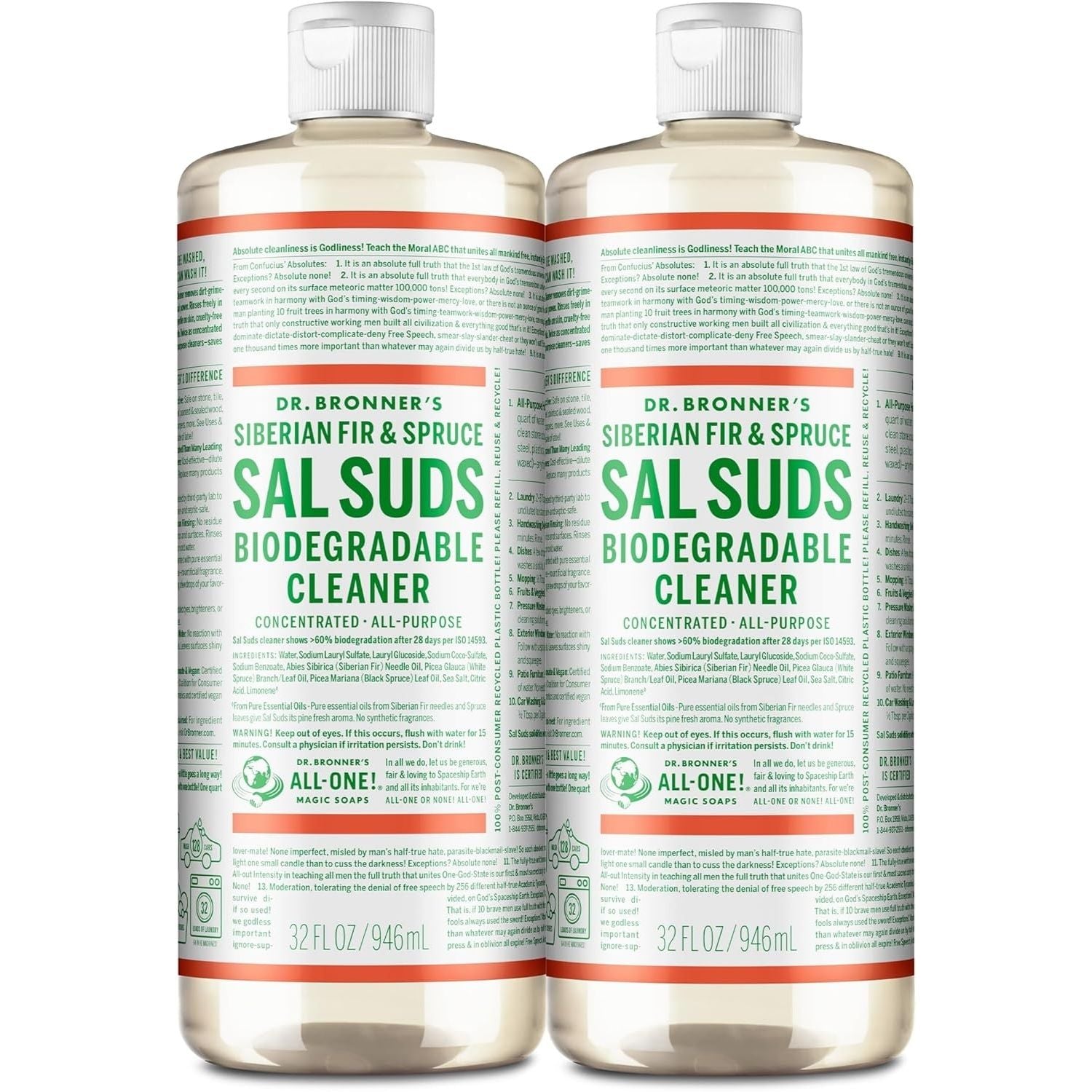 Dr. Bronner's - Sal Suds Biodegradable Cleaner - Fredblissful