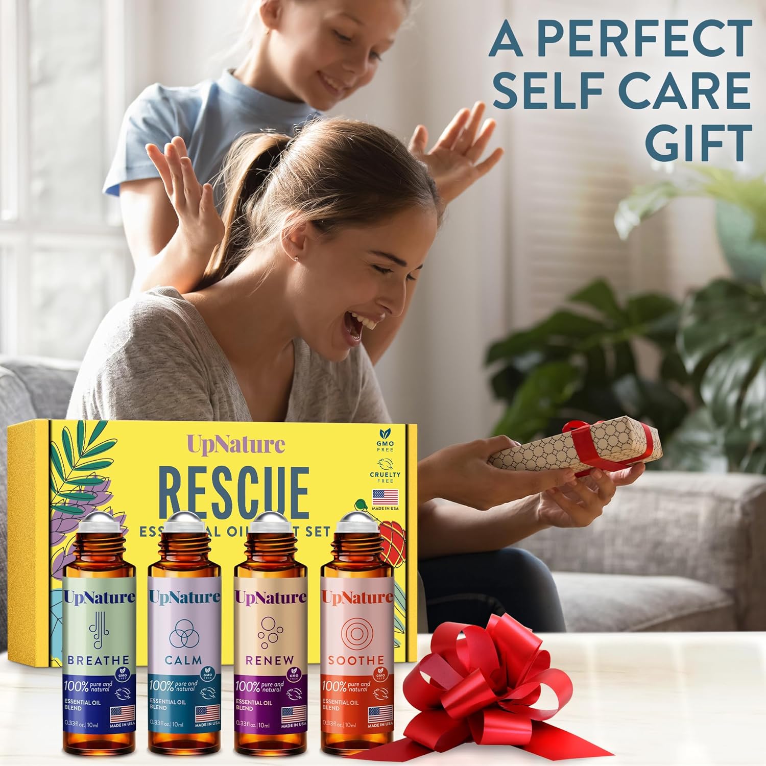 UpNature Essential Oils Roll On Set (Pack of 4) - Fredblissful