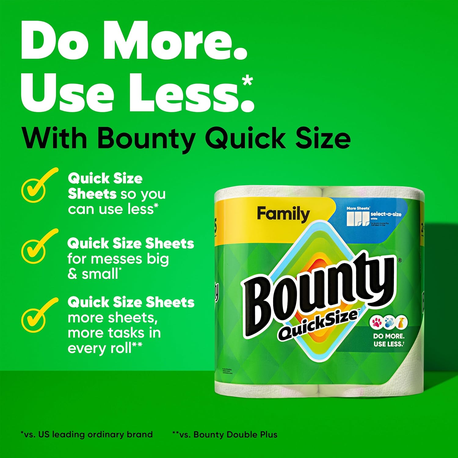 Bounty Paper Towels Quick Size - Fredblissful