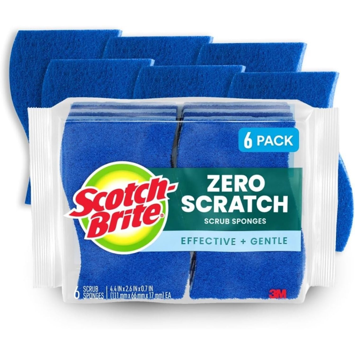 Scotch - Brite Zero Scratch Scrub Sponge - Fredblissful