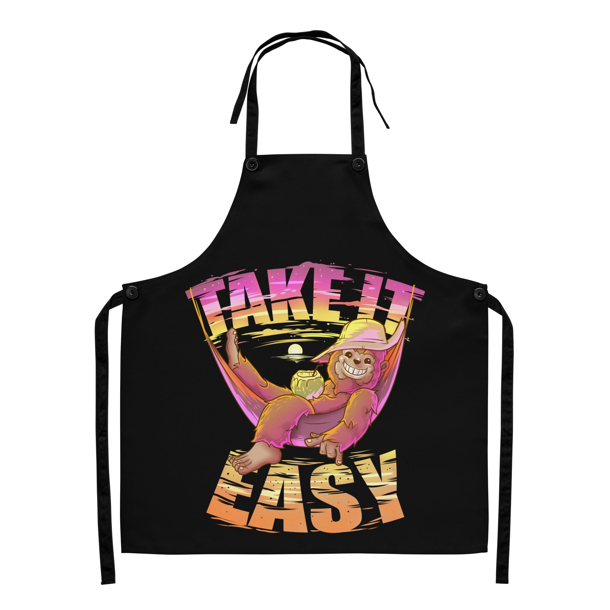 Take It Easy - Hammock Vibes Bigfoot - Apron - Fredblissful