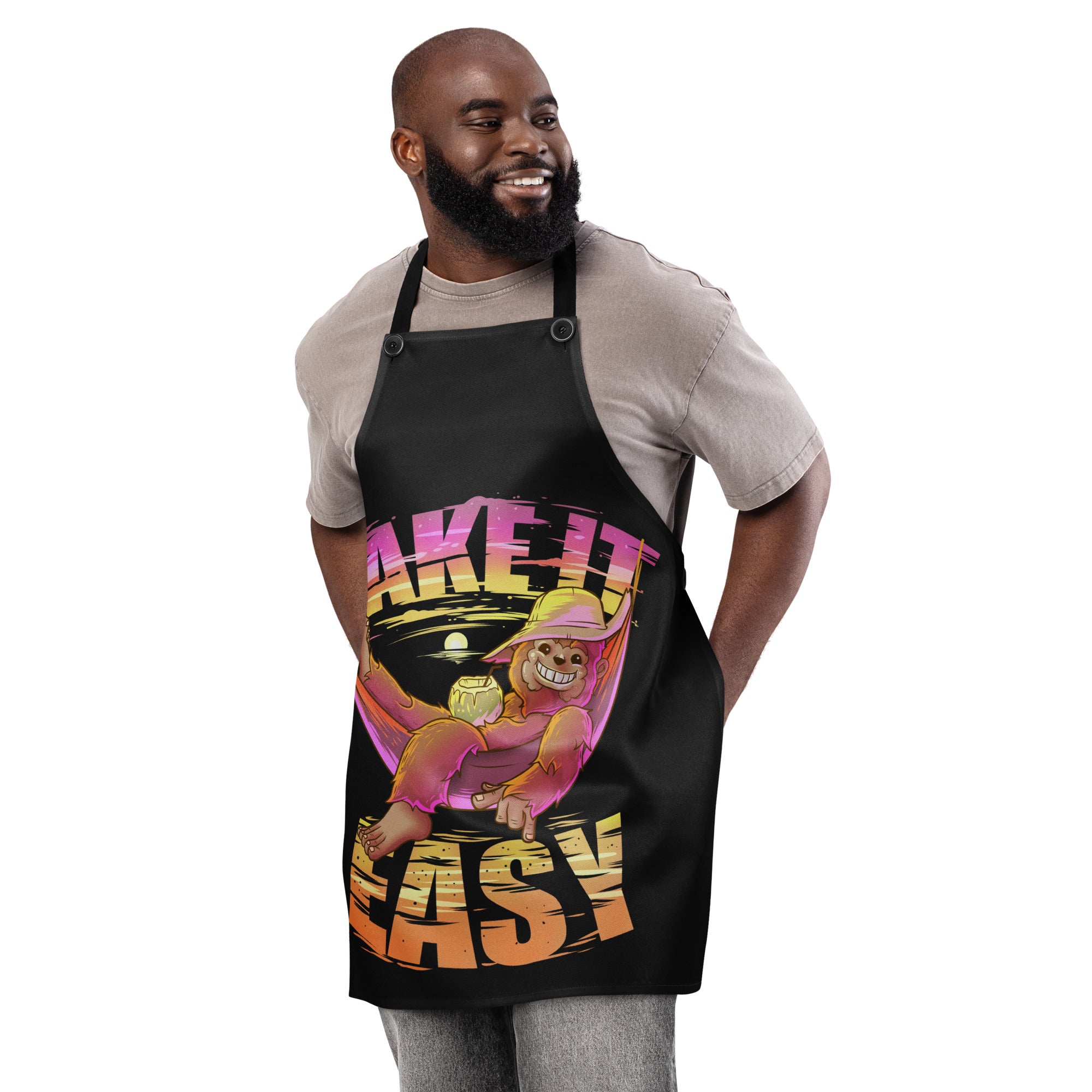 Take It Easy - Hammock Vibes Bigfoot - Apron - Fredblissful