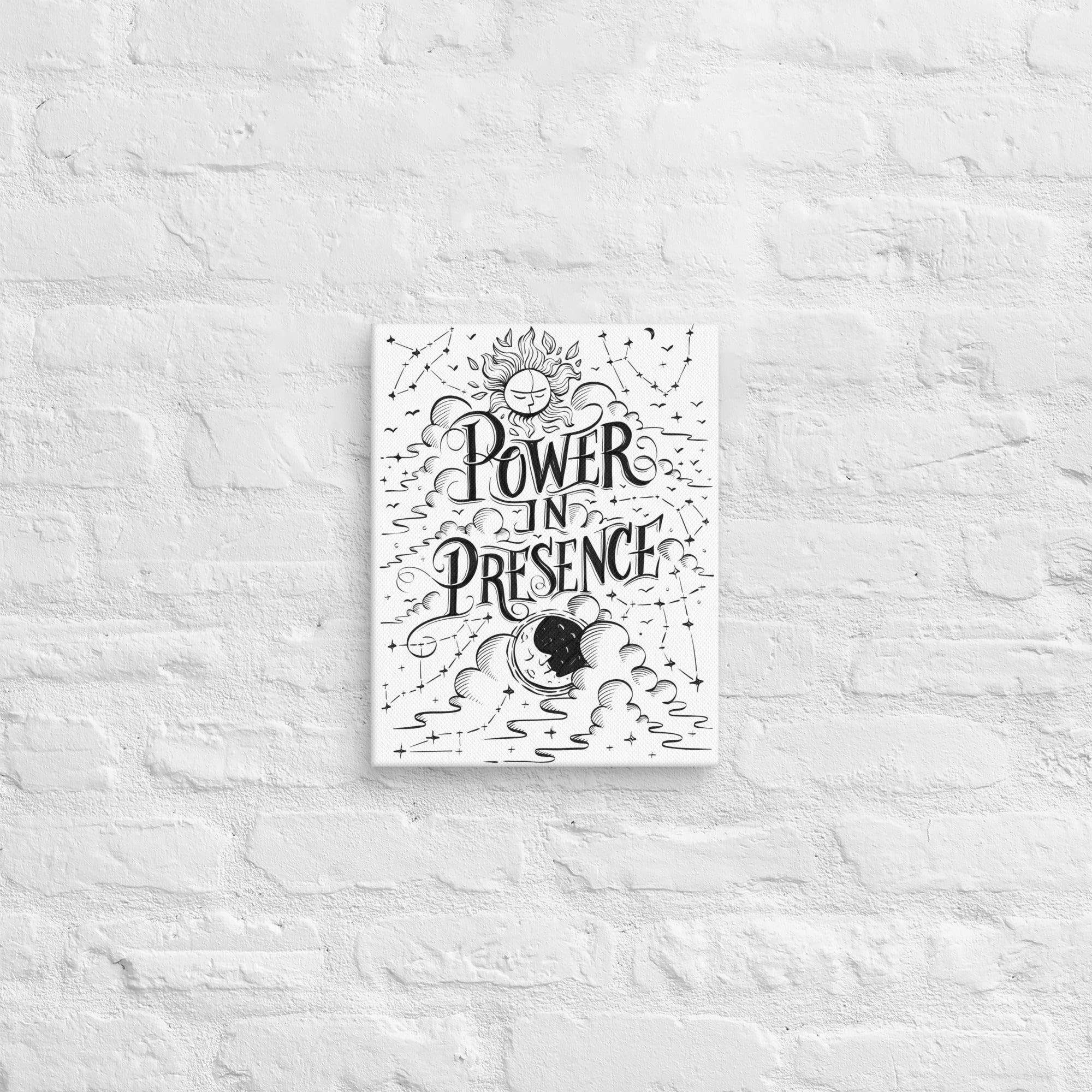 Power in Presence - Canvas - Fredblissful