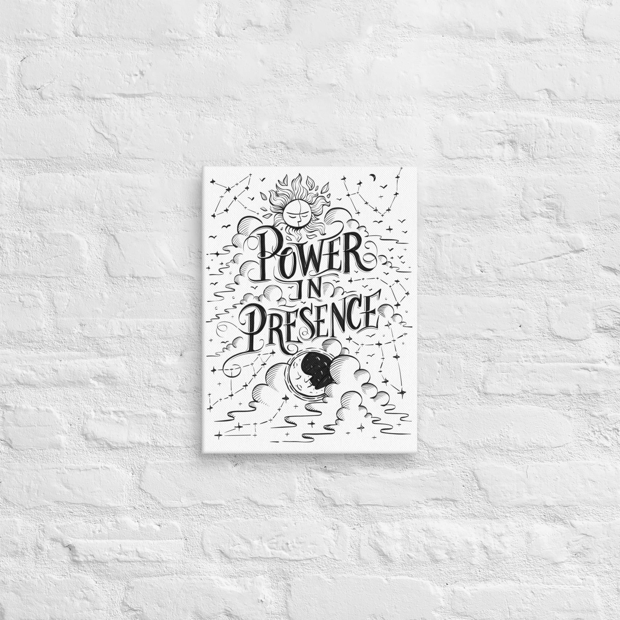 Power in Presence - Canvas - Fredblissful