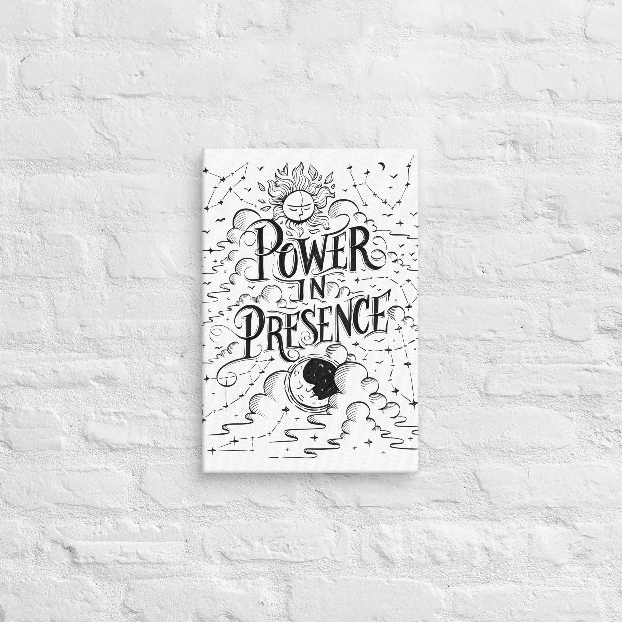 Power in Presence - Canvas - Fredblissful