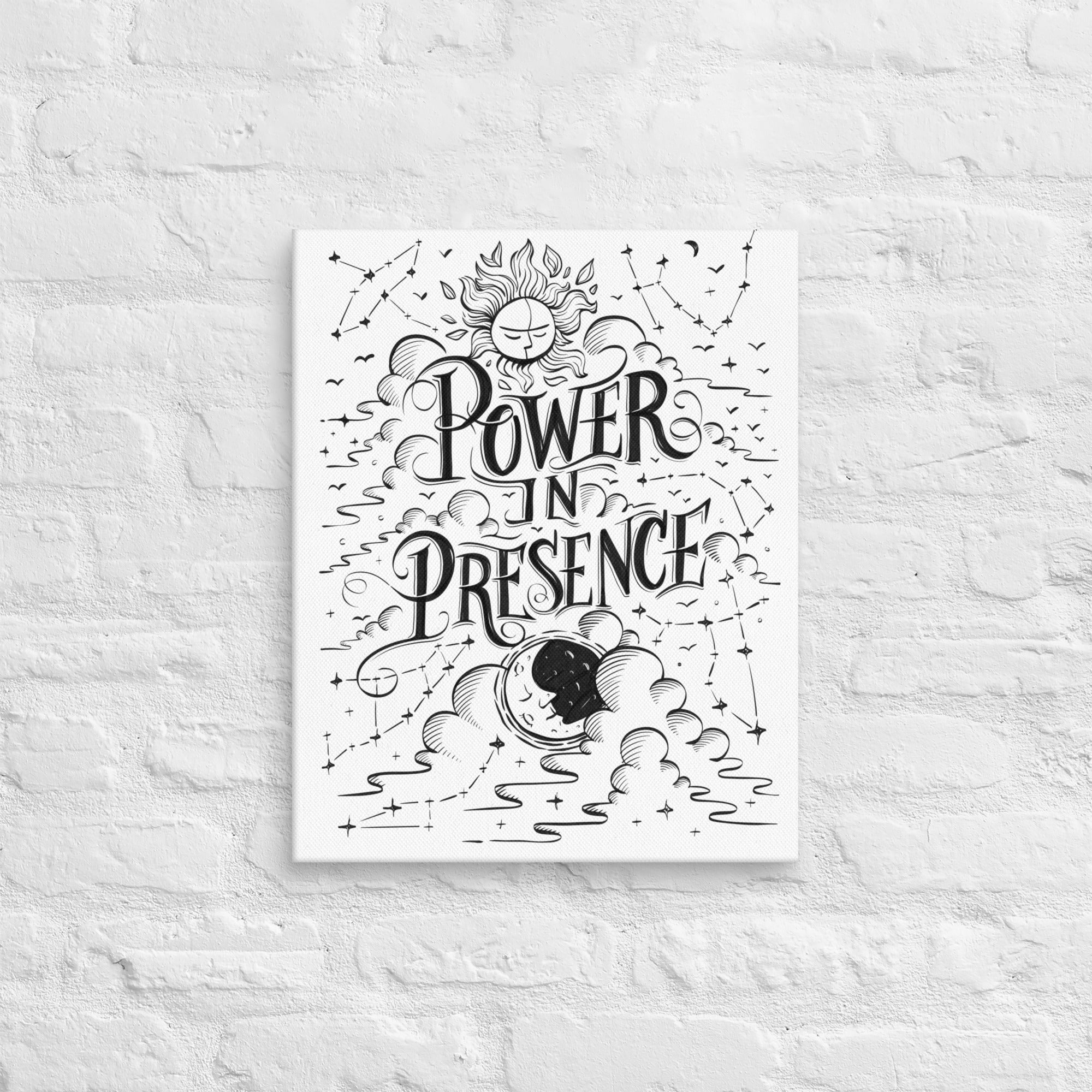 Power in Presence - Canvas - Fredblissful