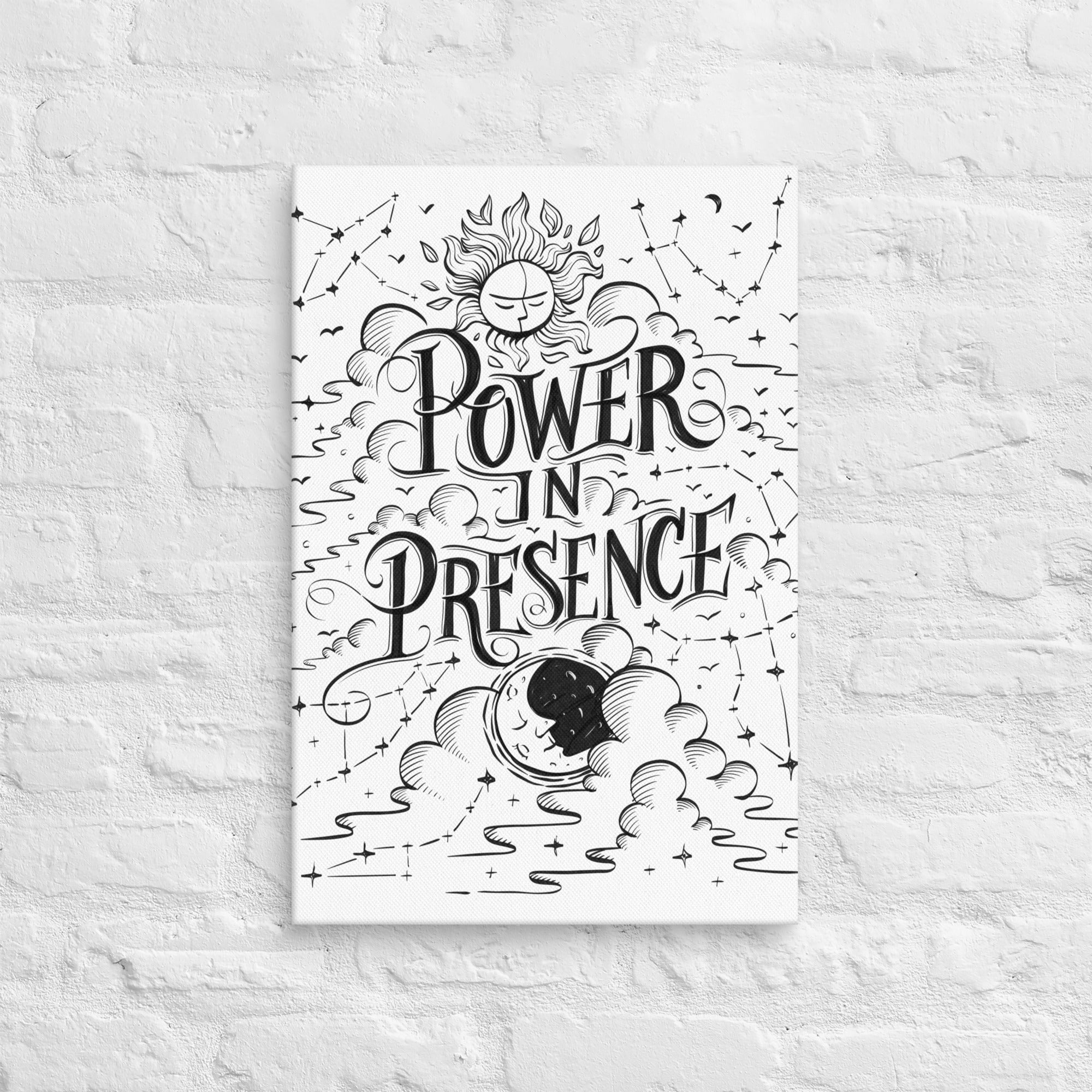 Power in Presence - Canvas - Fredblissful