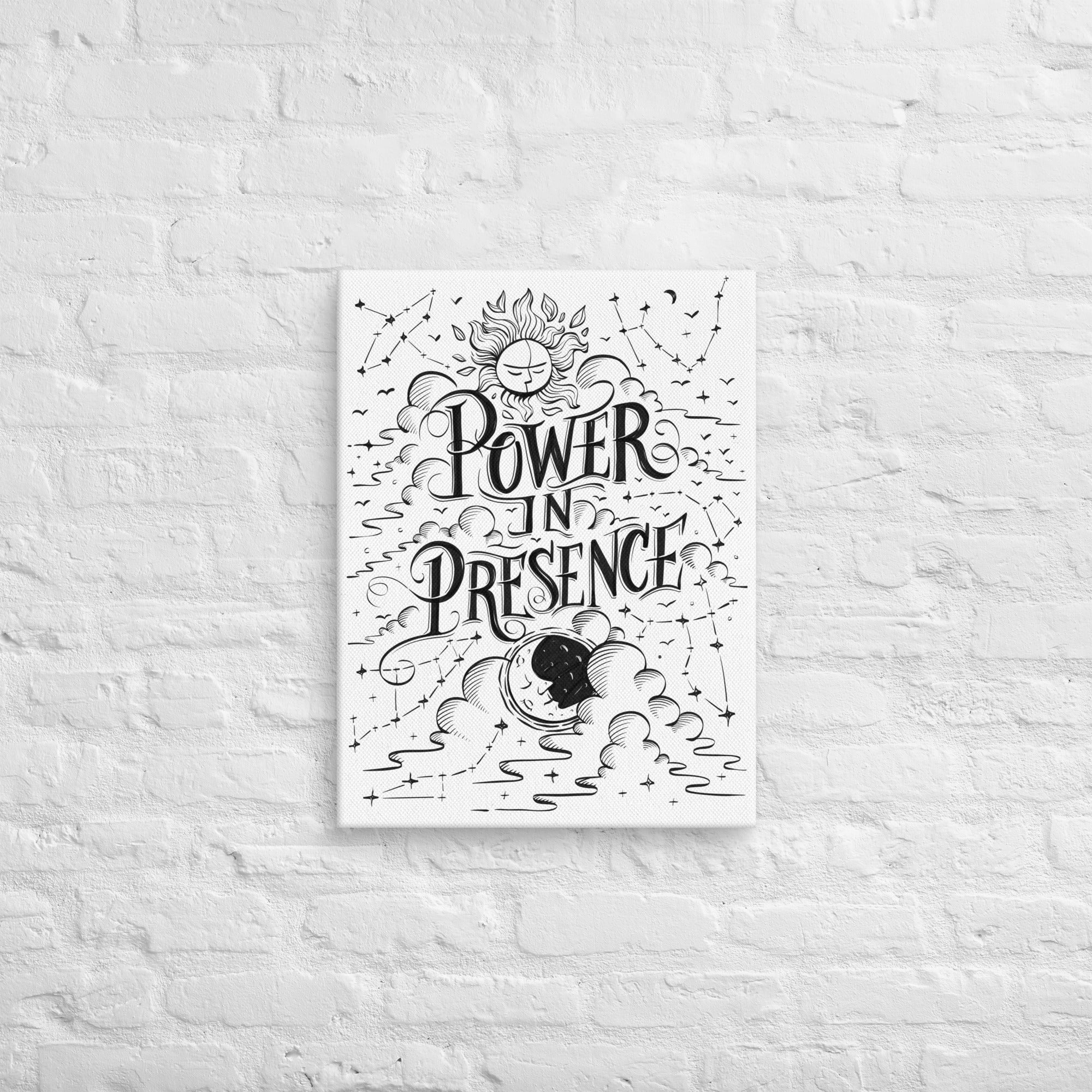 Power in Presence - Canvas - Fredblissful