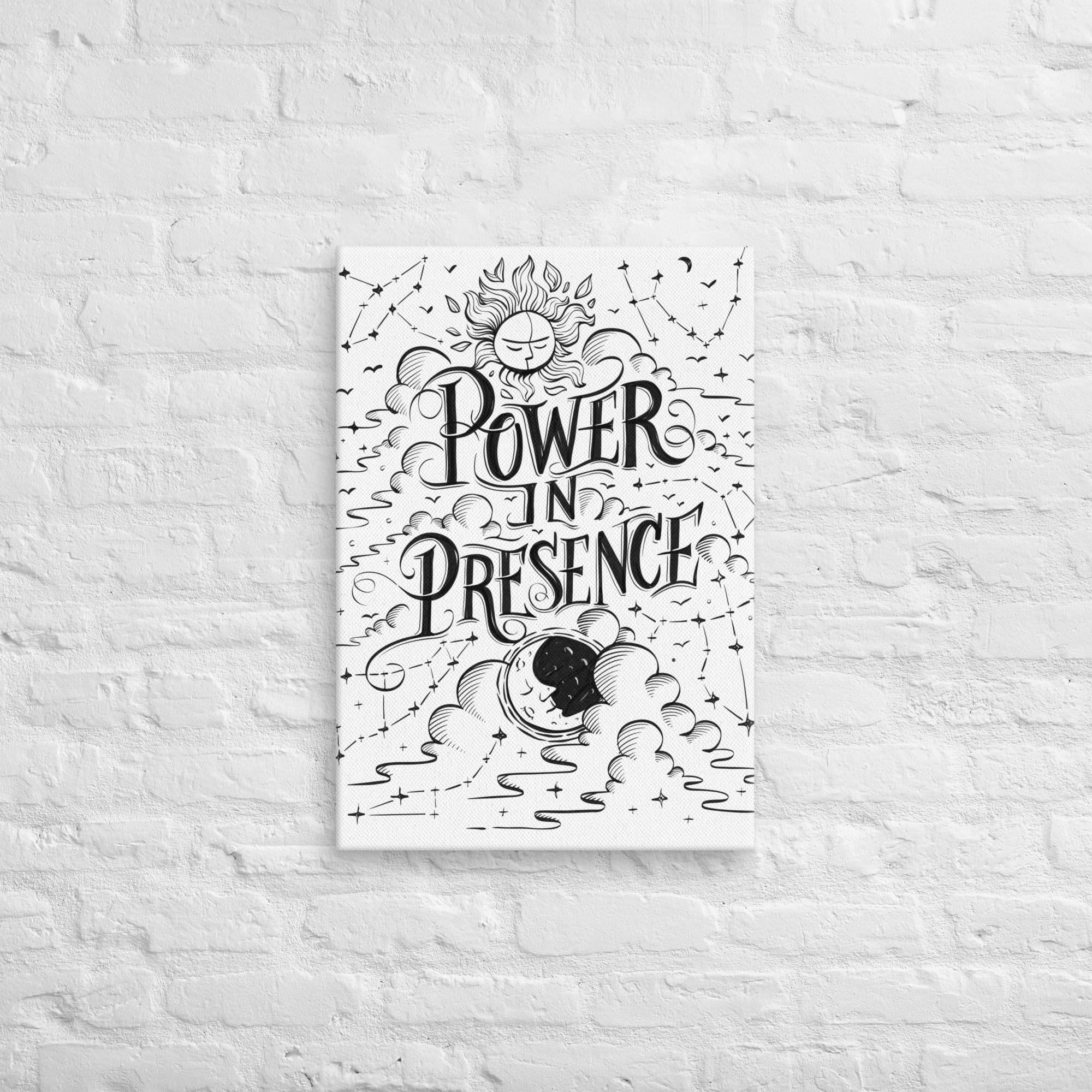 Power in Presence - Canvas - Fredblissful