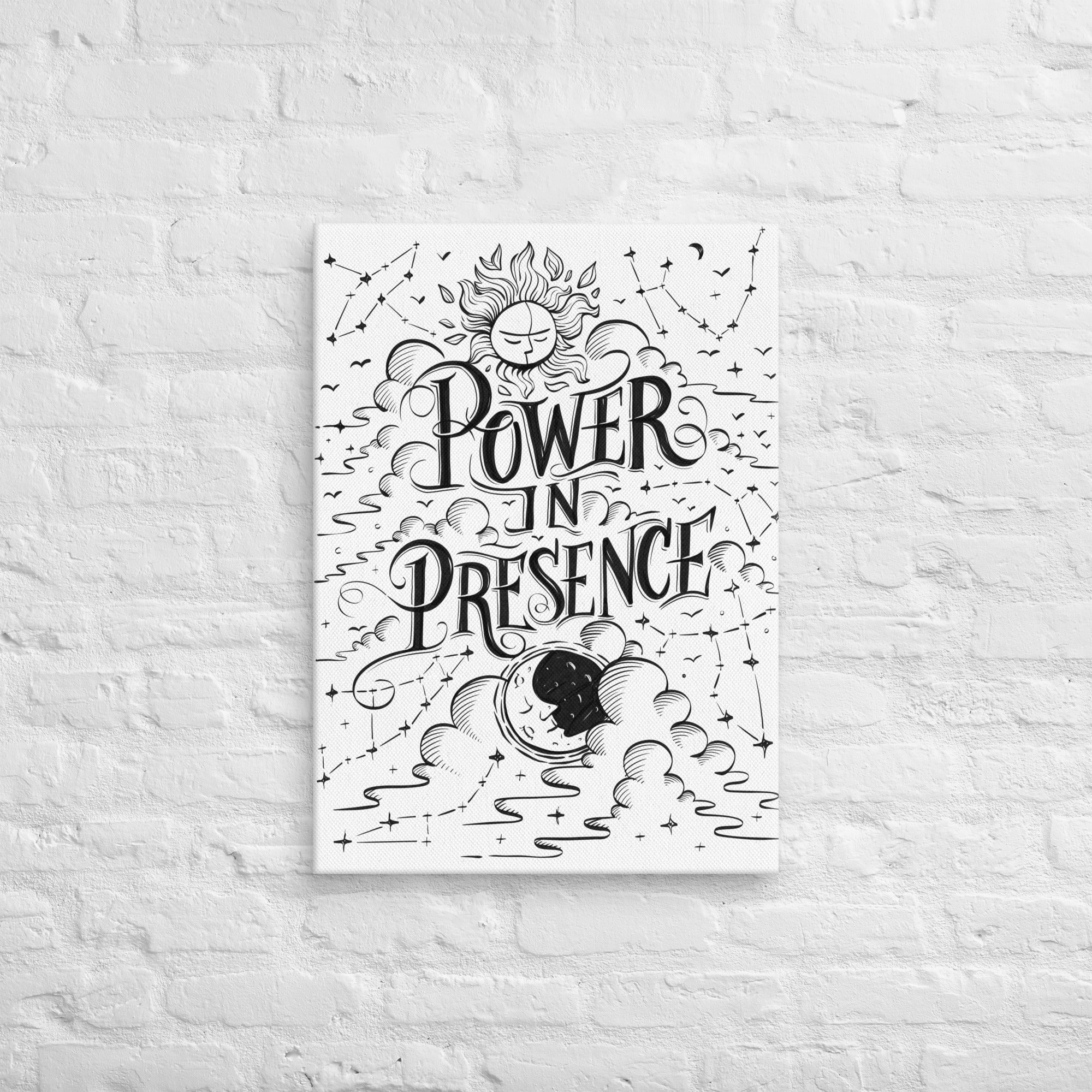 Power in Presence - Canvas - Fredblissful