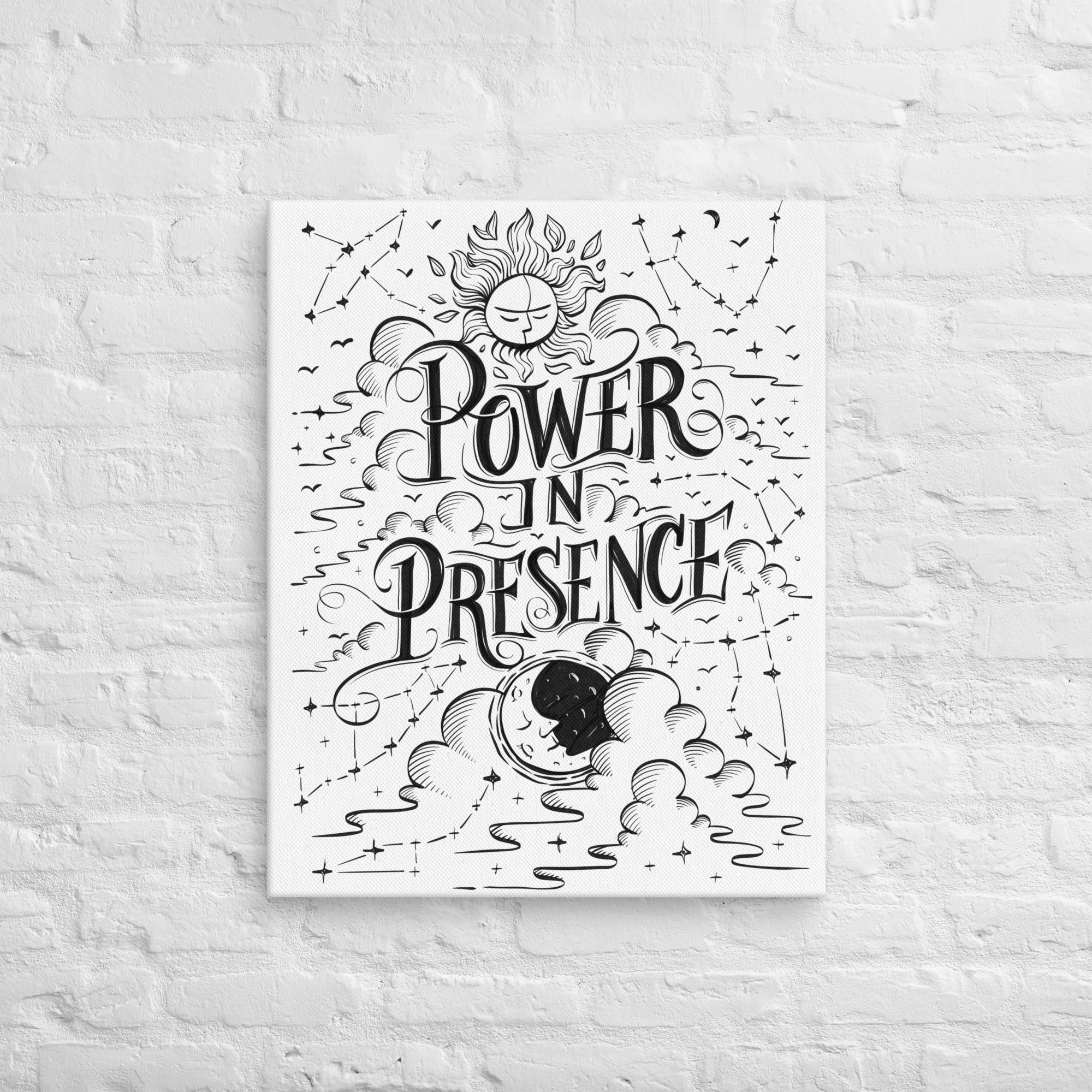 Power in Presence - Canvas - Fredblissful