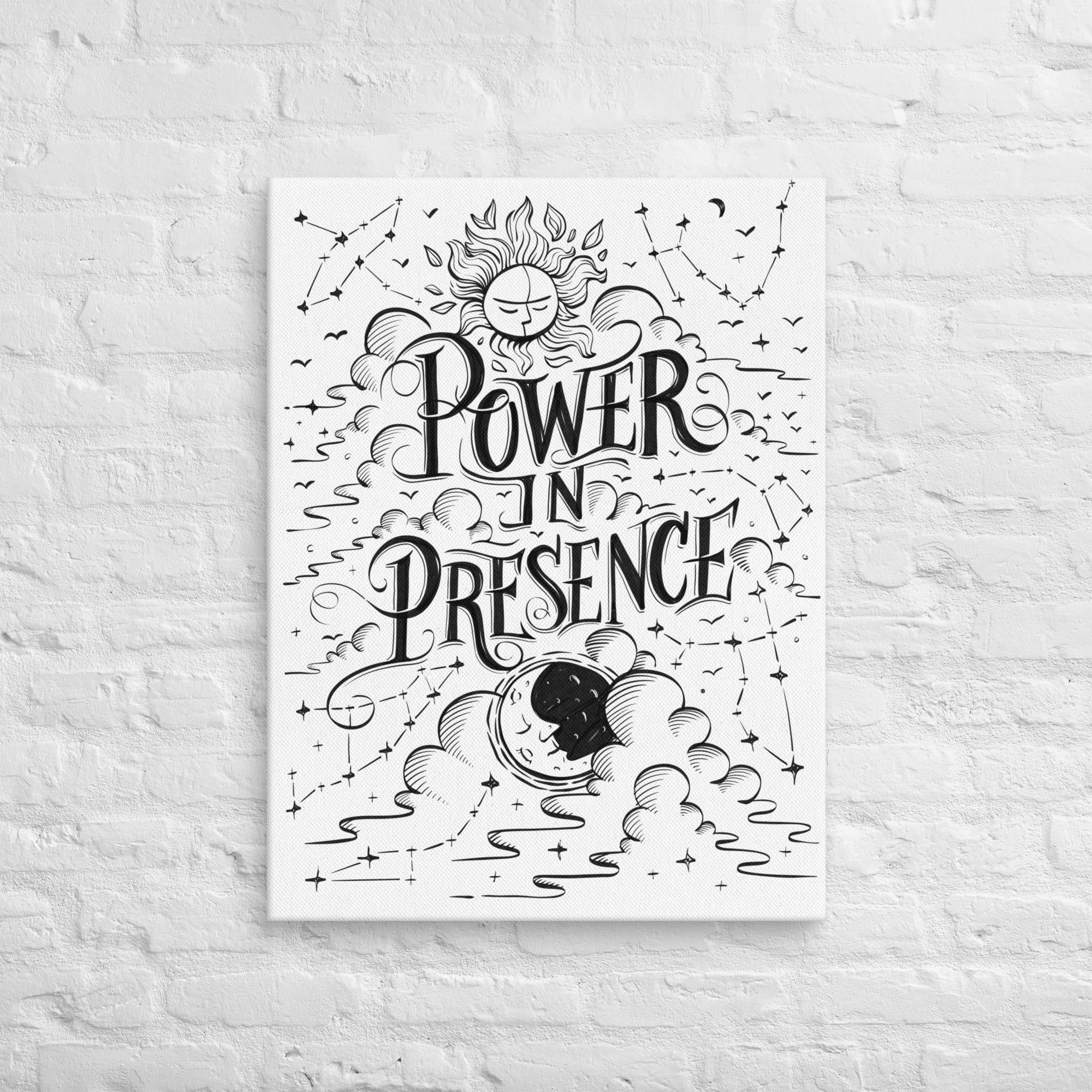Power in Presence - Canvas - Fredblissful