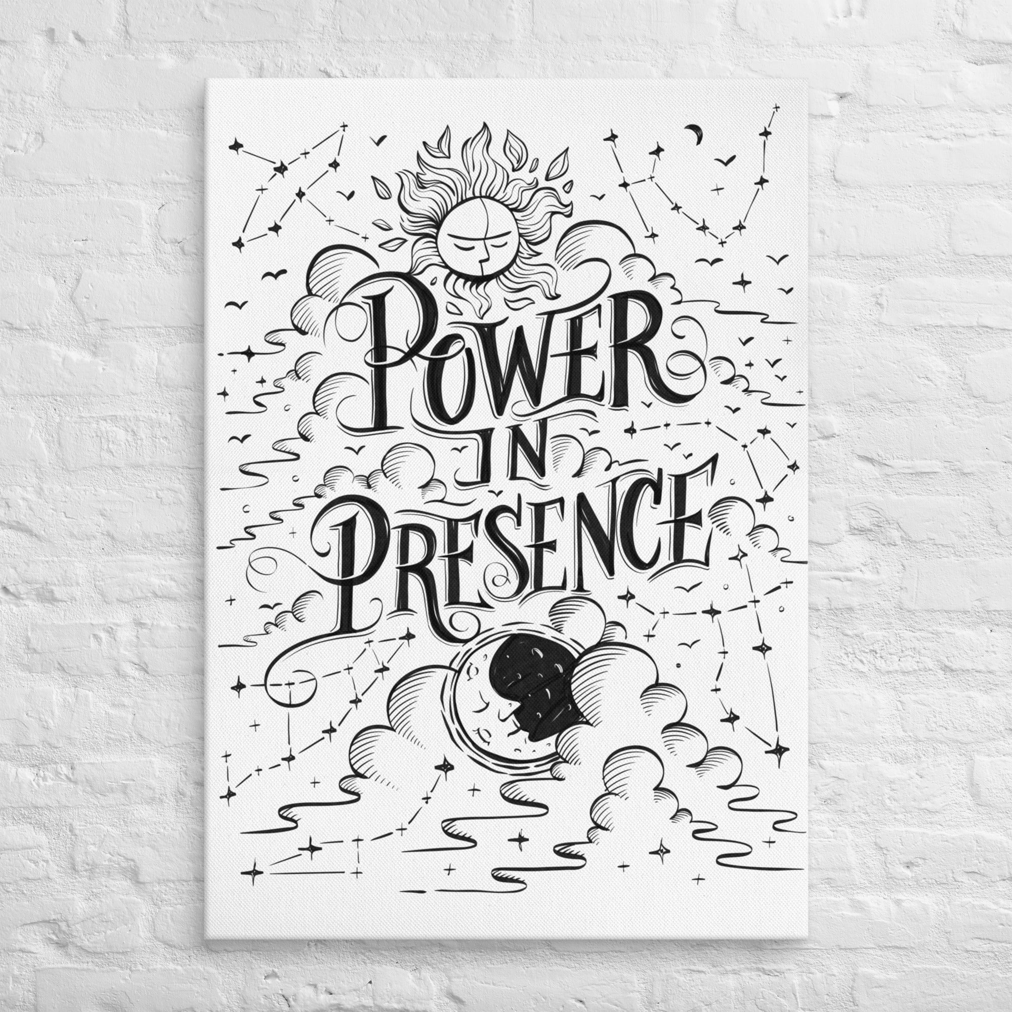 Power in Presence - Canvas - Fredblissful