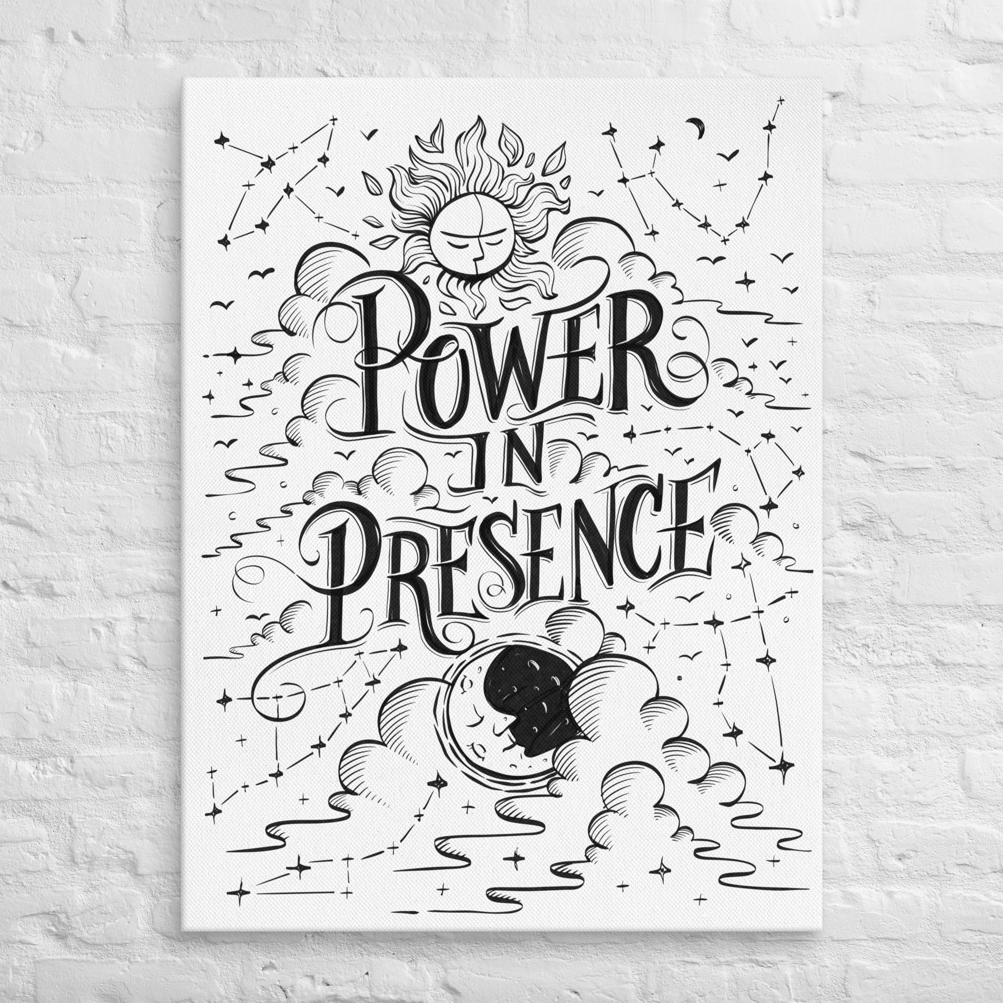 Power in Presence - Canvas - Fredblissful
