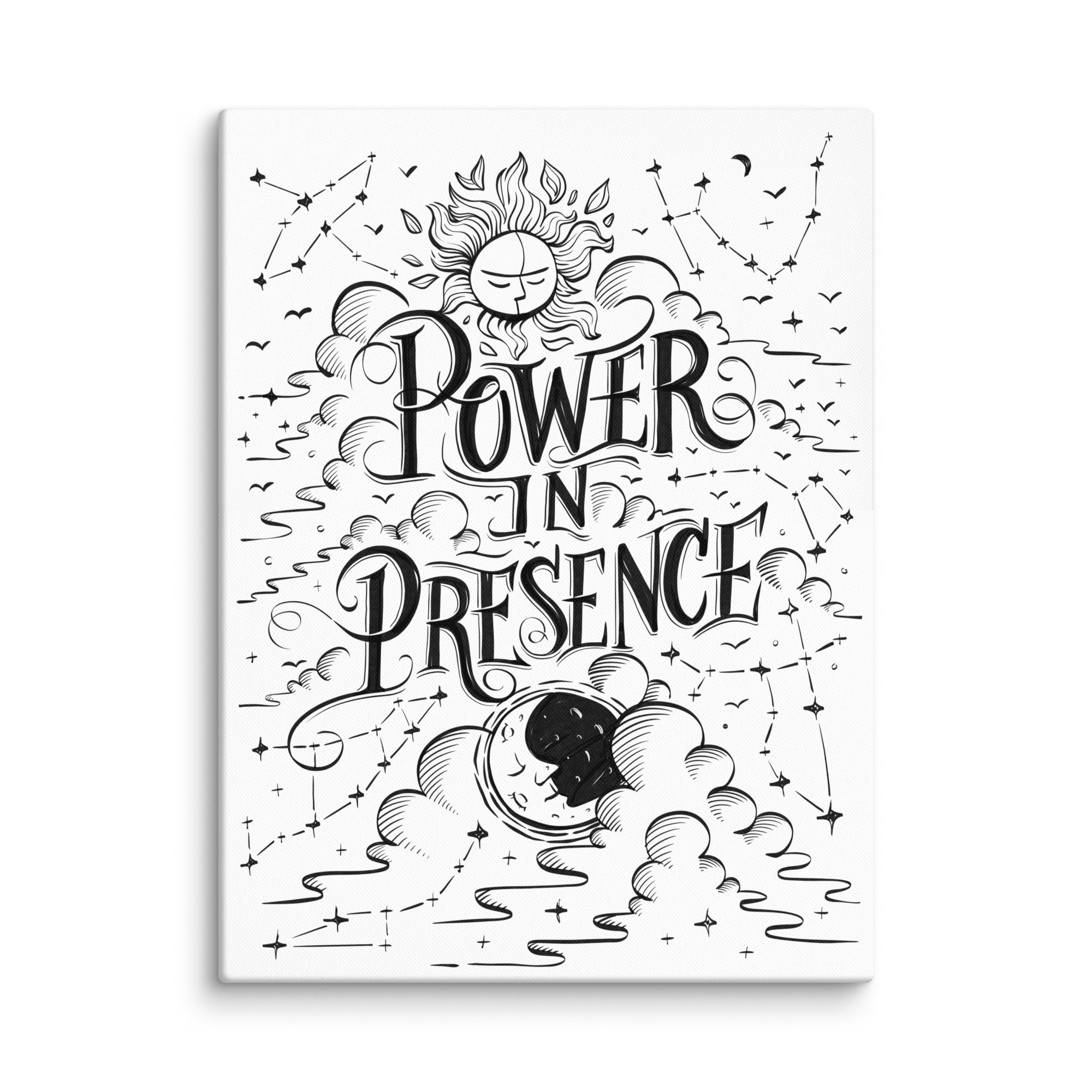 Power in Presence - Canvas - Fredblissful
