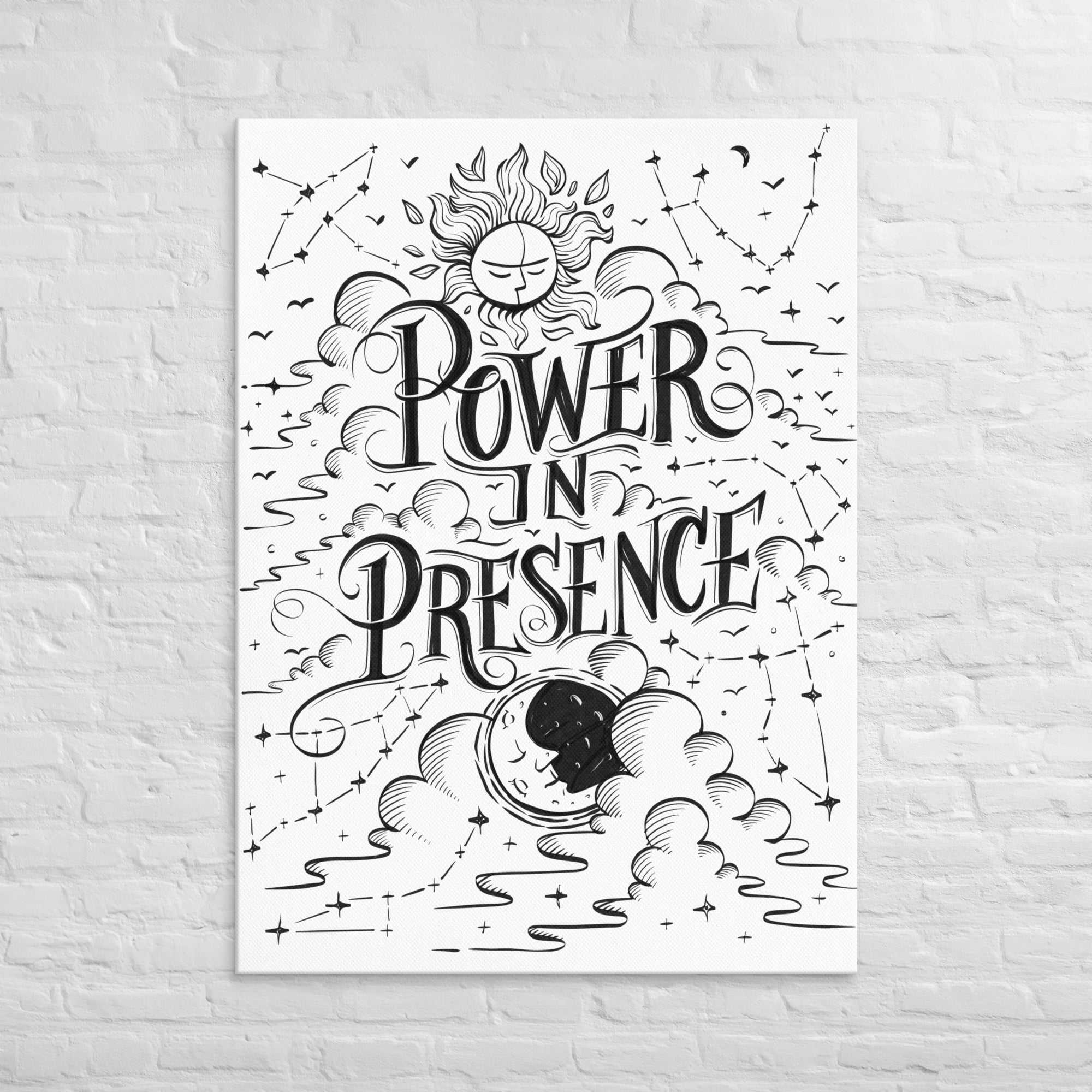 Power in Presence - Canvas - Fredblissful