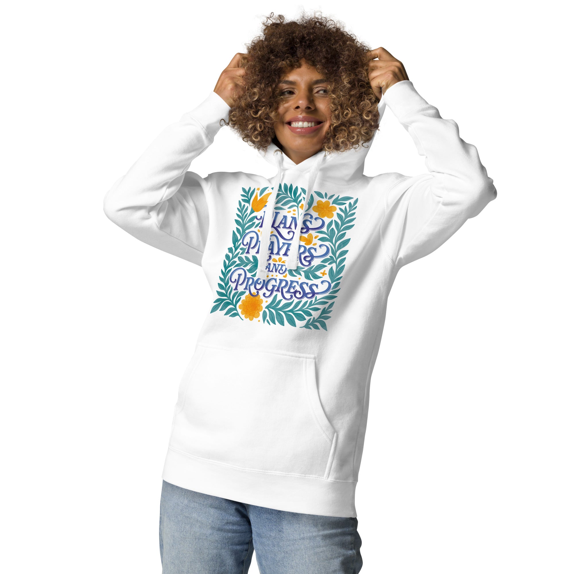 Plans, Prayers, and Progress Hoodie - Fredblissful