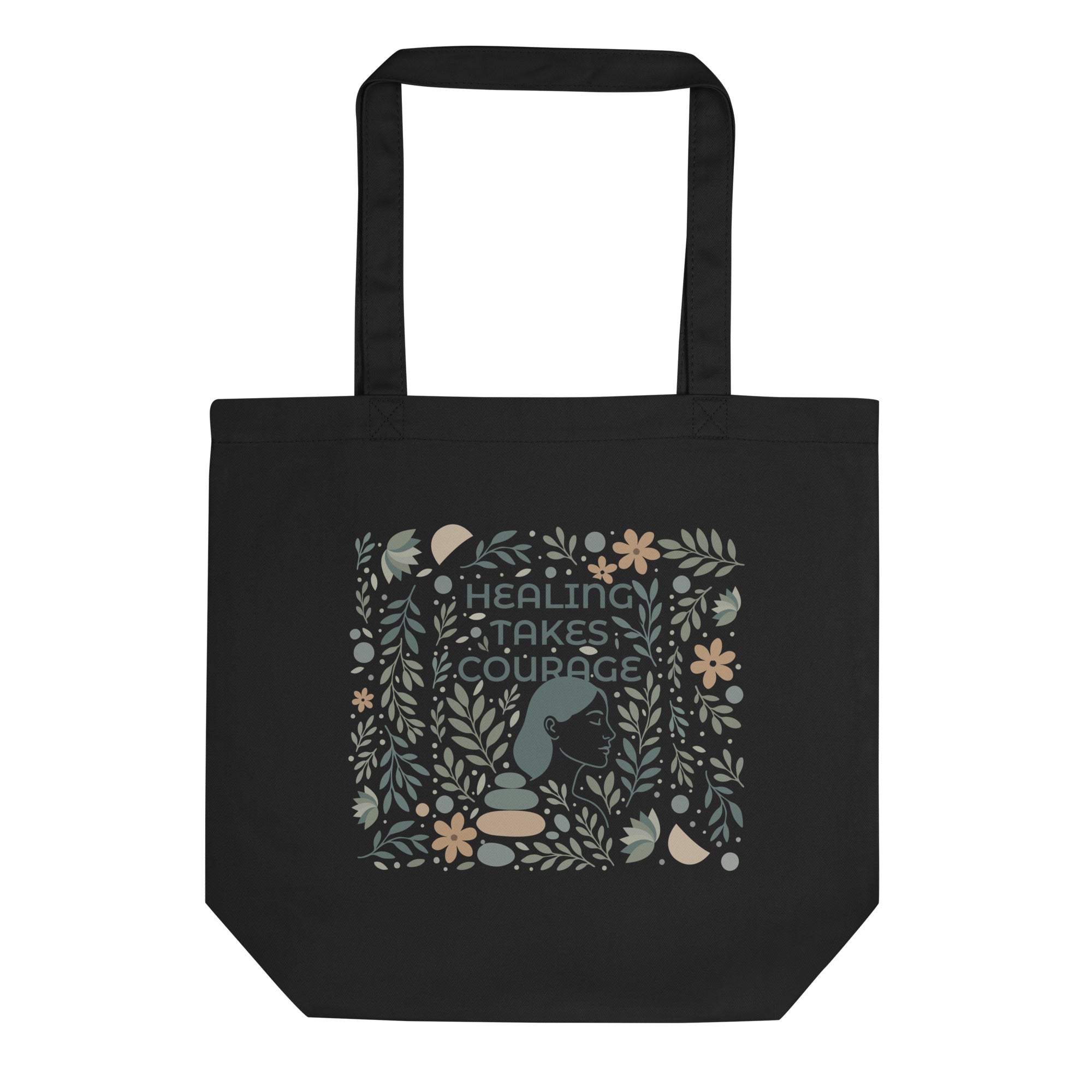 Healing Takes Courage - Eco Tote Bag - Fredblissful
