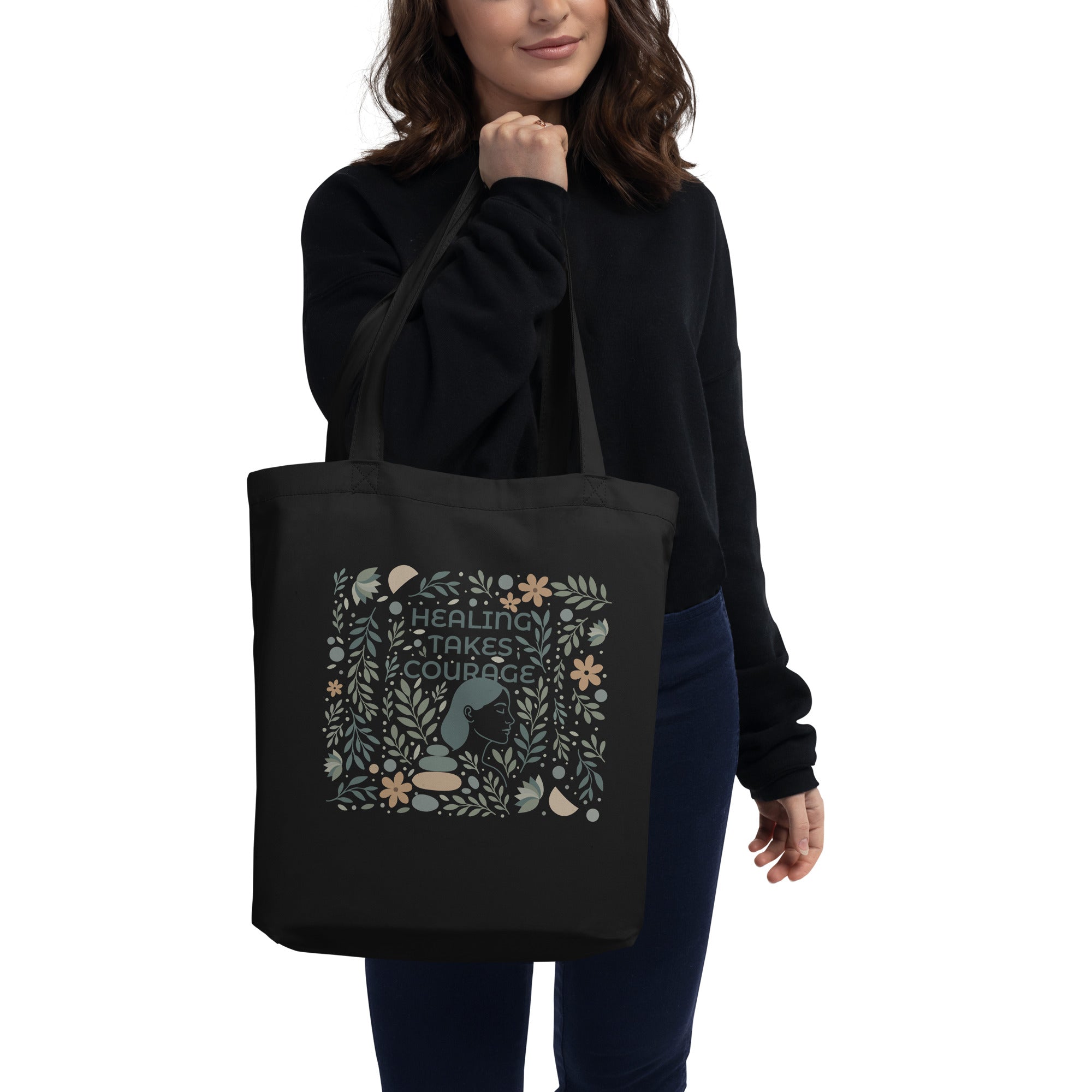 Healing Takes Courage - Eco Tote Bag - Fredblissful
