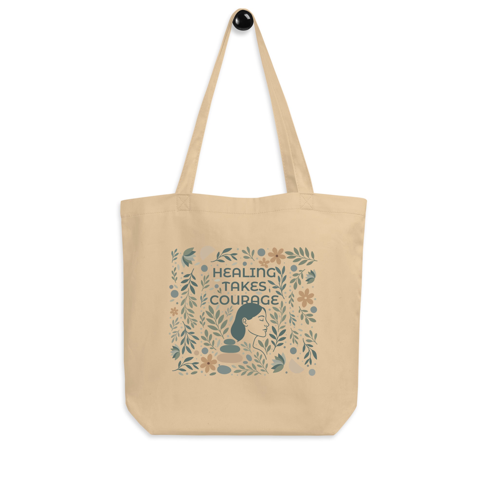 Healing Takes Courage - Eco Tote Bag - Fredblissful