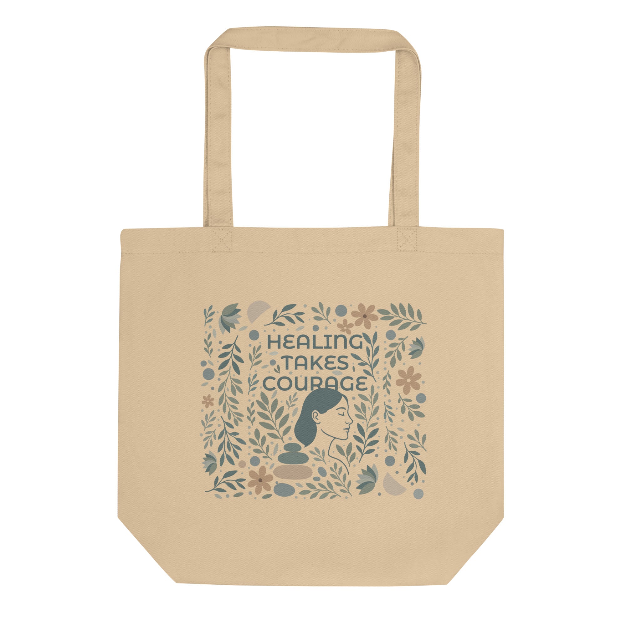 Healing Takes Courage - Eco Tote Bag - Fredblissful