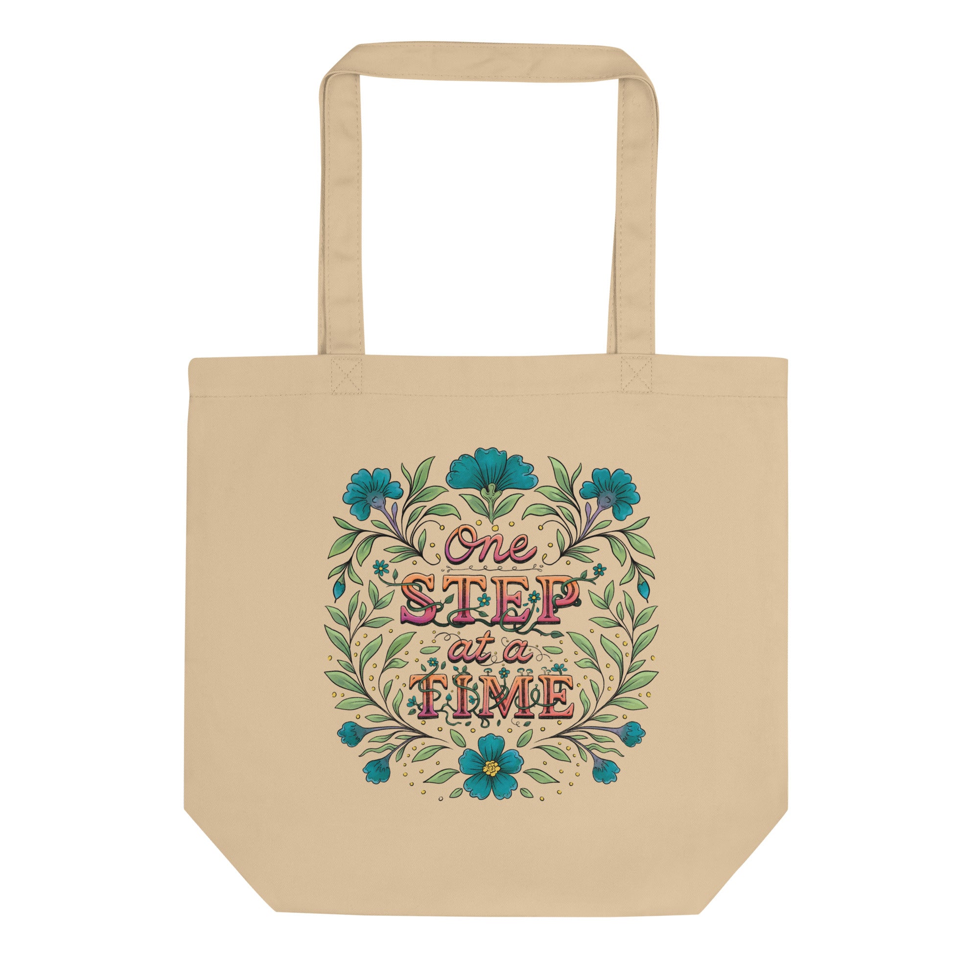 One Step at a Time - Eco Tote Bag - Fredblissful