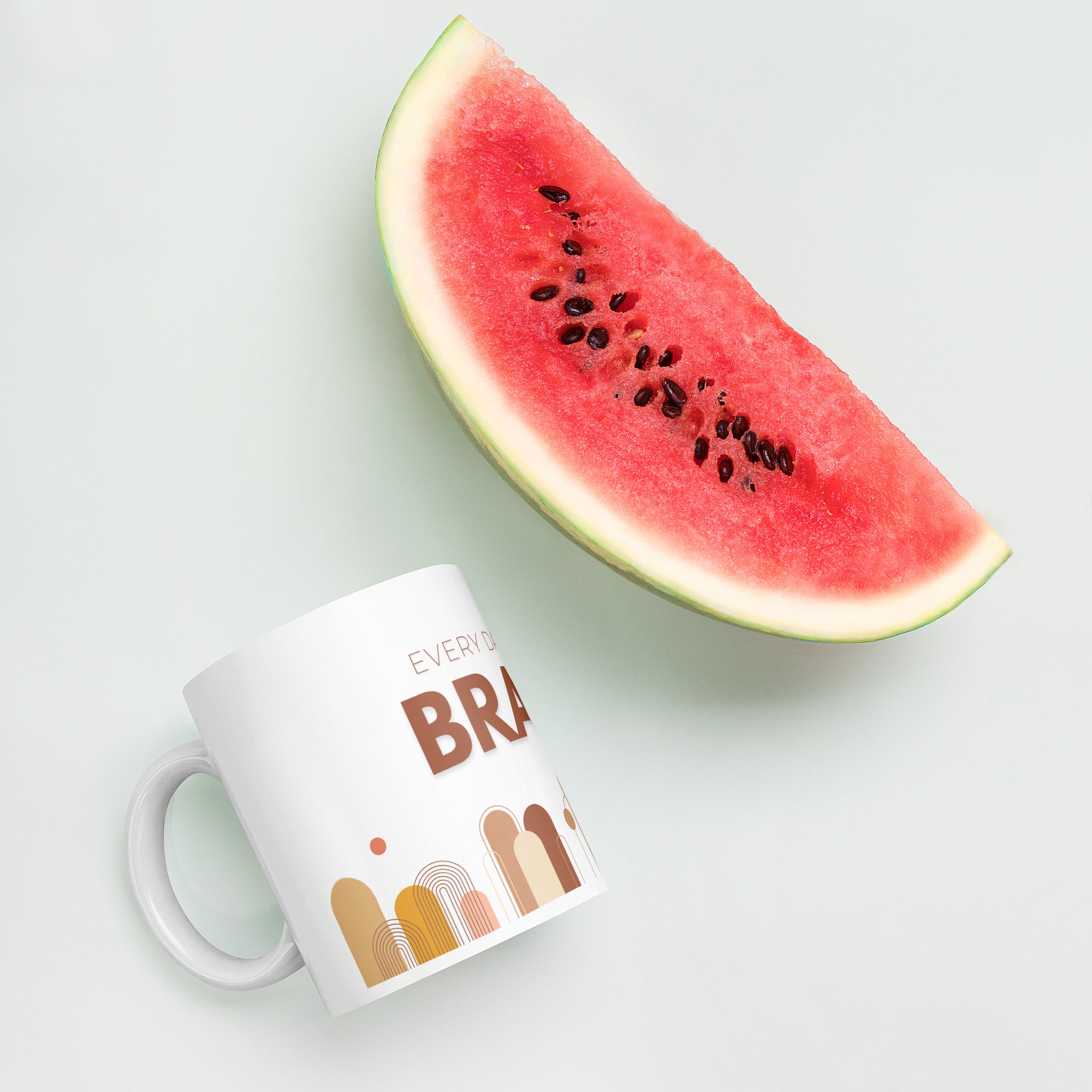 Every Day a Little Braver - Style 2 - Mug - Fredblissful